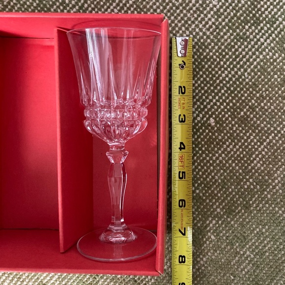 🎁 Vintage Crystal Wine Glasses Made in France 🇫🇷 by Cristal d'Arque 6 🥂 - Picture 6 of 11